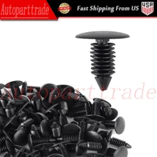 Auto Body Clip Fender Bumper Shield Retainer Kit Push In Fastener For Ford Chevy