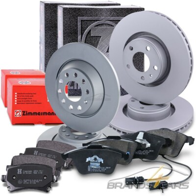 ATE POWER DISC 2x BREMSSCHEIBE VOLL 302 HINTEN FÜR AUDI A6