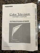 TOSHIBA Color Television Operating Manual CF27H50/CF32H50/CF36H50