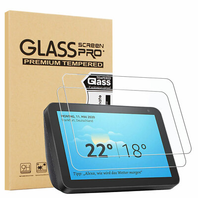 2X Premium Tempered Glass Guard Screen Protector Saver For Amazon Fire HD Tablet