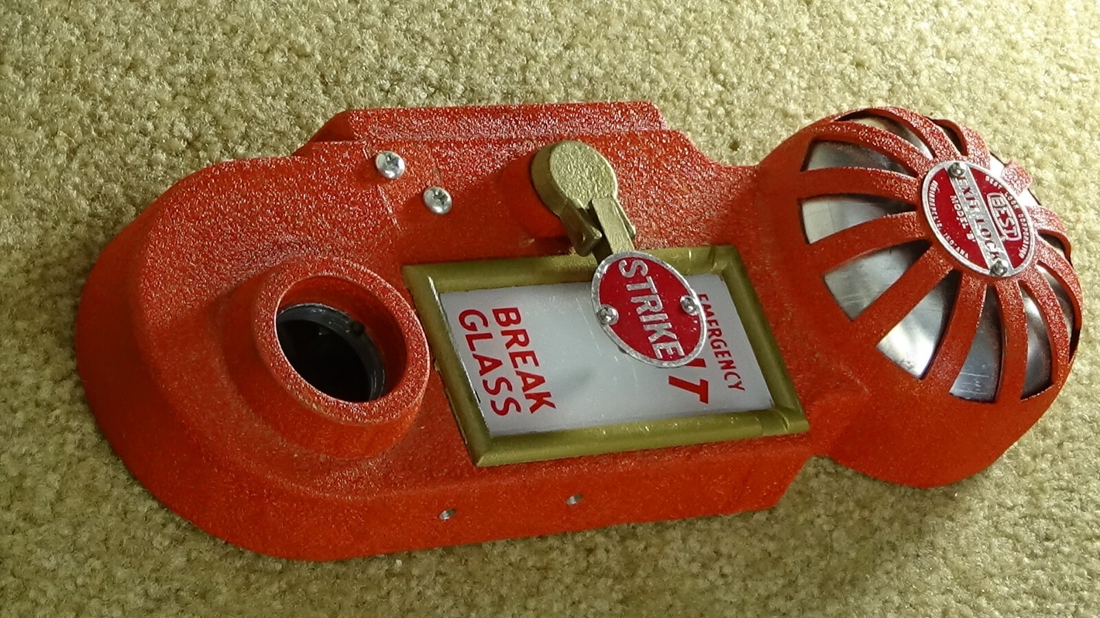 *1963* Vintage Best Universal Lock Co. Model B Exit Fire Alarm Lock w