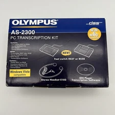 Olympus AS-2300 PC Transcription Kit Foot Switch RS27 - NEW Open Box