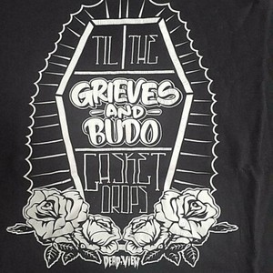 Grieves & Budo, "Til The Casket Drops" T-Shirt size 2XL Rhymesayers Hip Hop LIVE