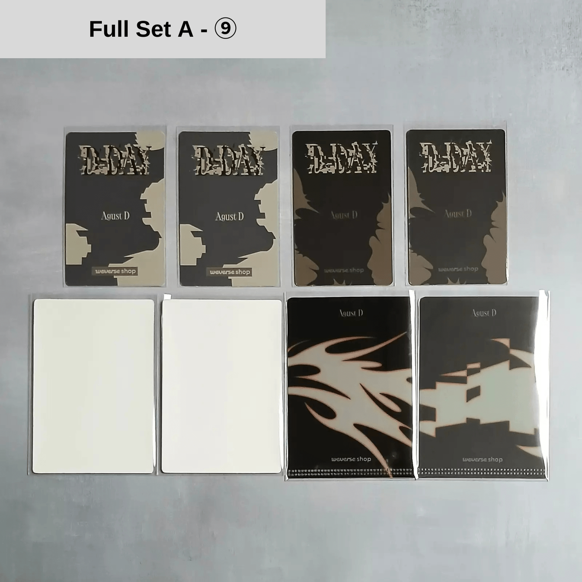 BTS Suga Agust D D-DAY Weverse Pre-order Early Bird Gift BTS Suga Agust D D-DAY Weverse Pre-order Early Bird Gift