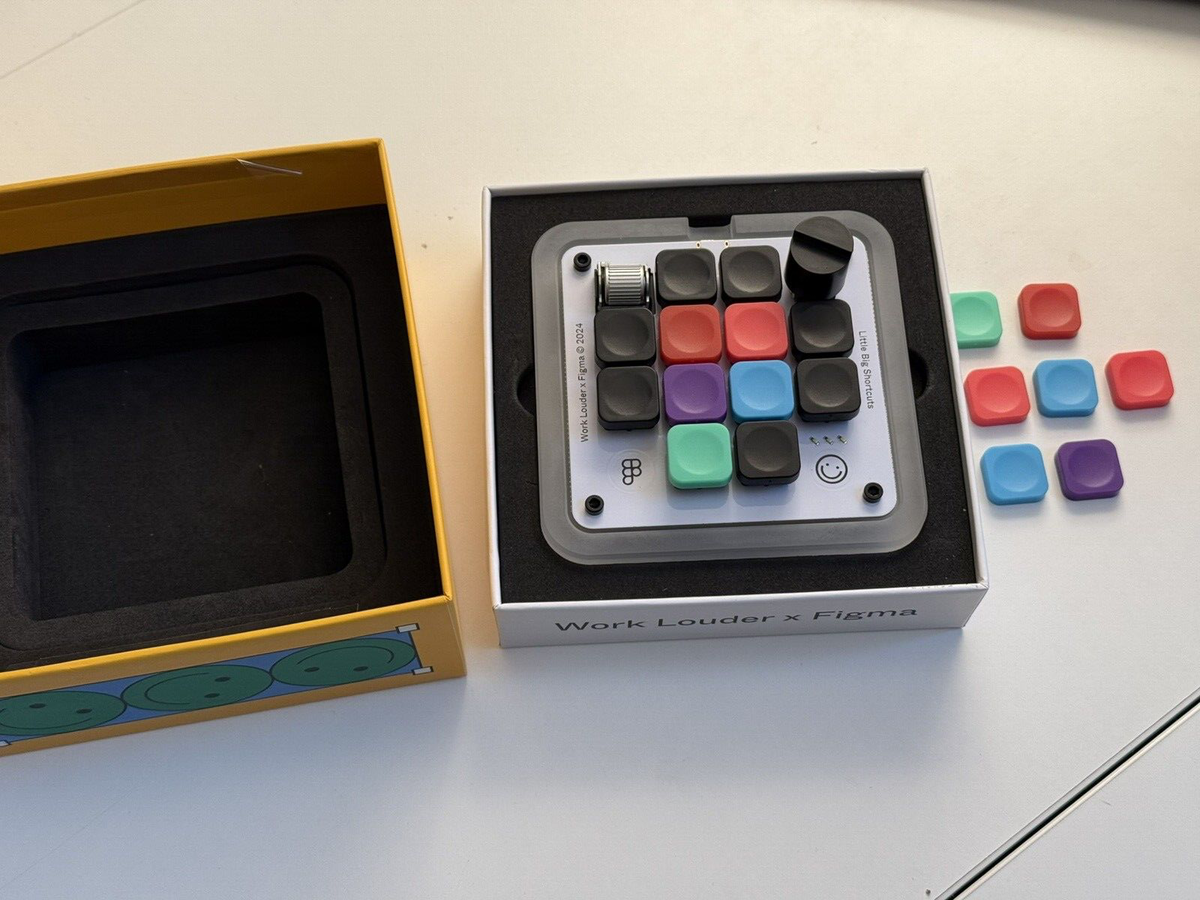 Work louder X Figma Creator Micro - Macro Pad - Used Once | eBay Work louder X Figma Creator Micro - Macro Pad - Used Once | eBay