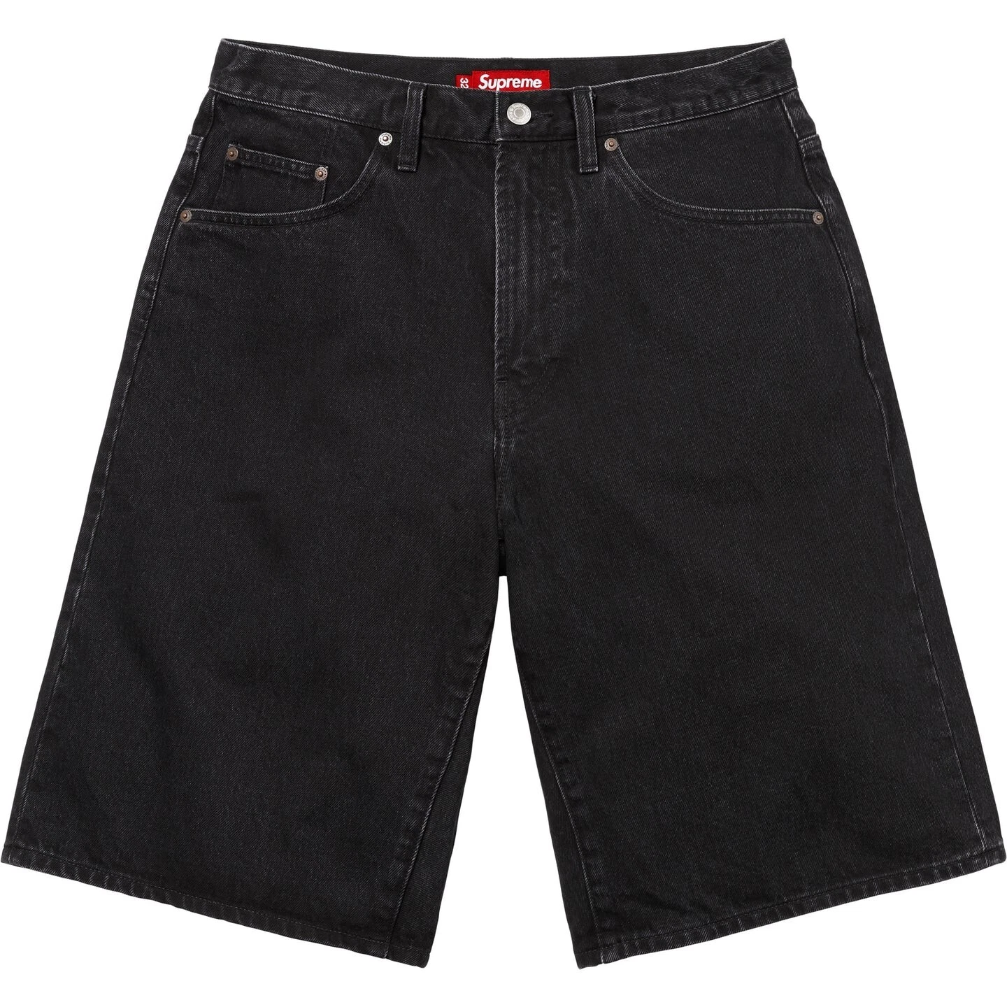 Short Supreme Baggy Denim Noir Taille 32