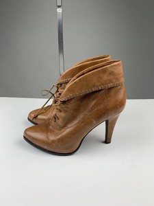 tan platform booties