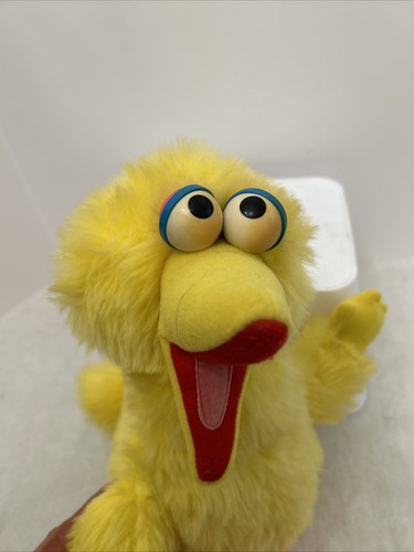 Vintage 1986 Sesame Street Talking Big Bird Plush Pull-String 21" TESTED WORKS - Picture 2 of 4