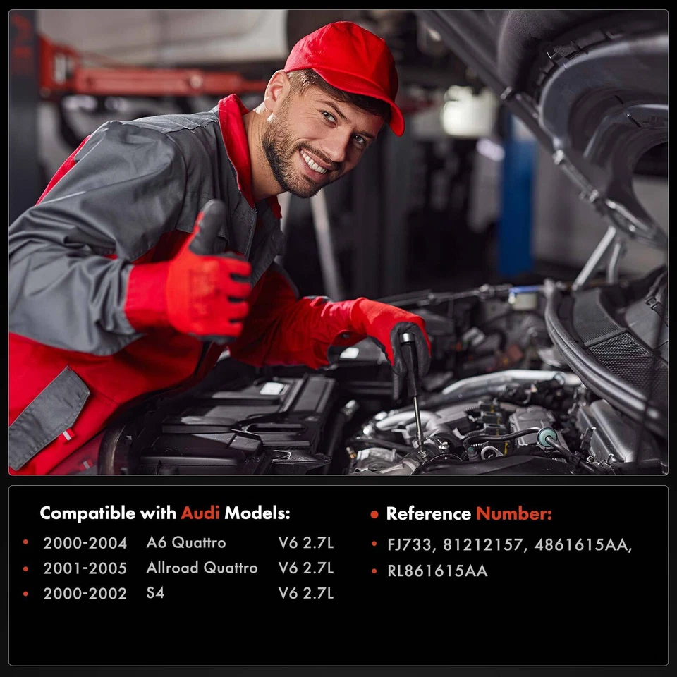 6x Inyector de combustible para Audi A6 Quattro 00-04 Allroad Quattro 01-05 S4 00-02 2,7 L Foto 2 de 4