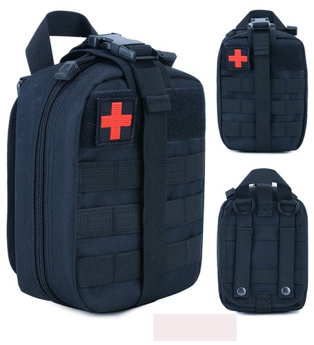 Tactical MOLLE First Aid Kit Medicical Pouch Rip Away EMT IFAK Medical Bag Pouch - Picture 25 of 43