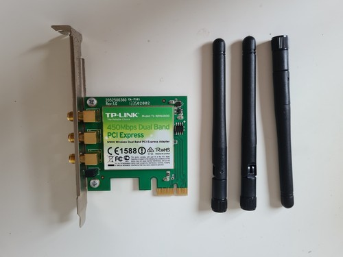 TP-Link TL-WDN4800 450Mbps N900 Dual Band Wireless PCI Express Adapter