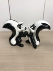 1997 Warner Brothers Looney Tunes Pepe Le Pew Penelope Salt & Pepper Shaker Set