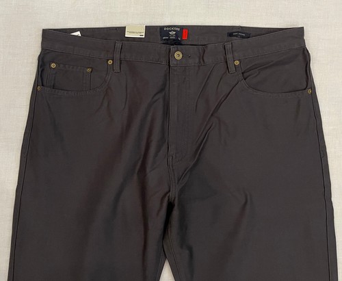 Dockers Mens Comfort Knit Jean Cut Straight Pants 38X34 Grey Smart 360 Knit New - Picture 3 of 11
