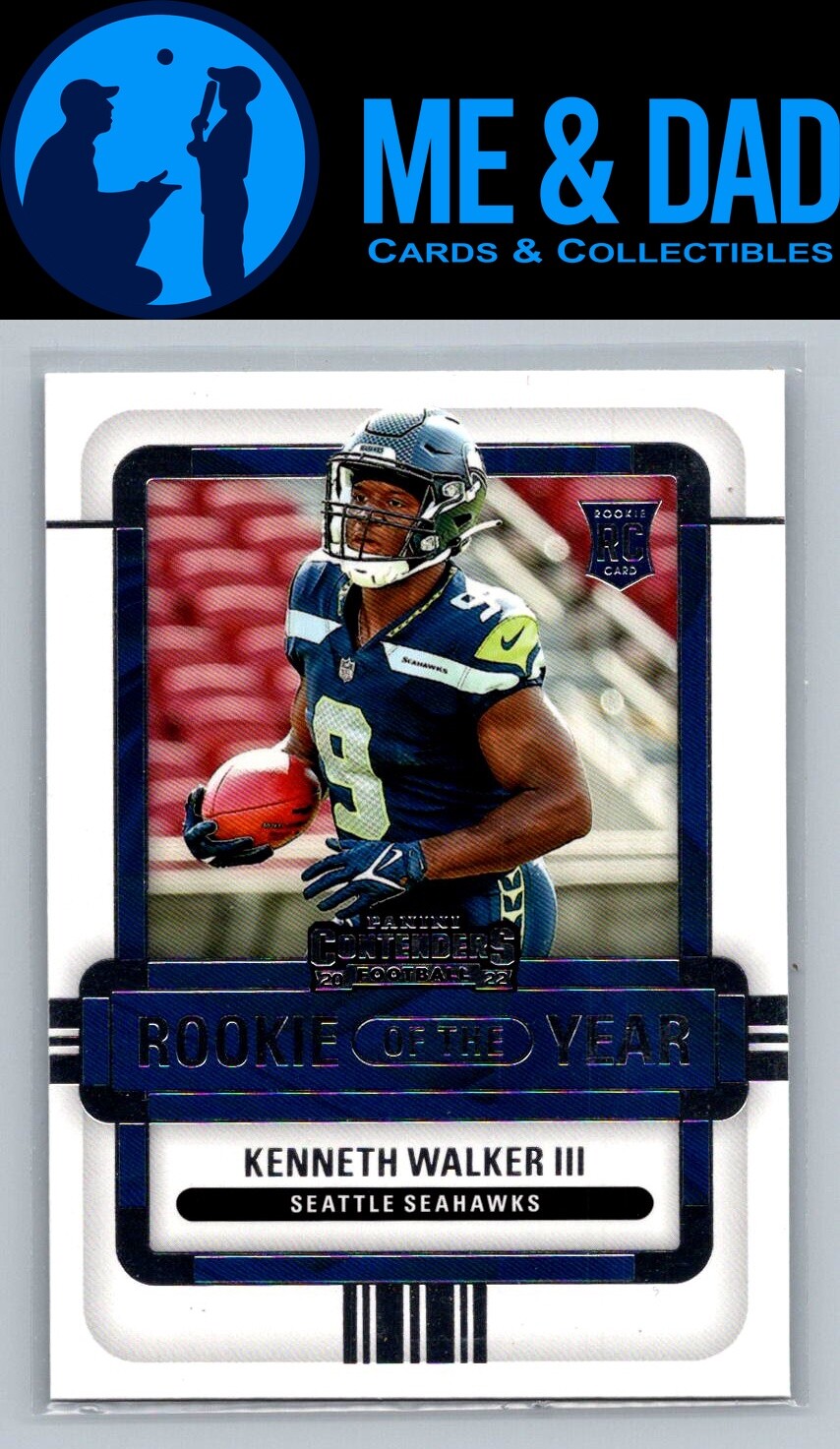 2022 Panini Contenders #ROY-KWA Kenneth Walker III Rookie of the Year Contenders