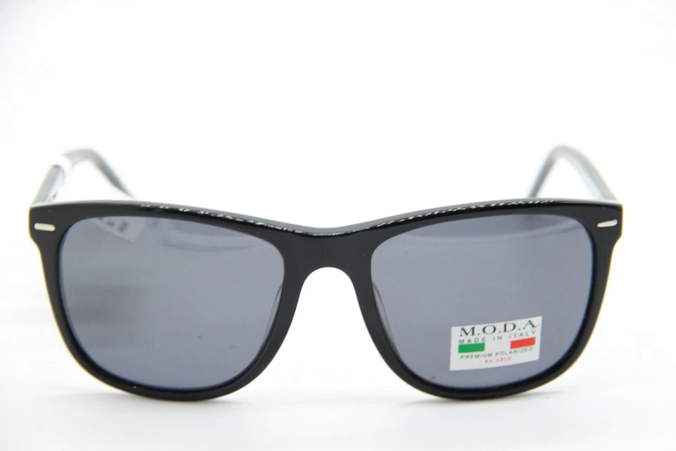 NUEVO M.O.D.A IM202 NEGRO AUTÉNTICO GAFAS DE SOL MARCOS 54-18 Foto 2 de 3