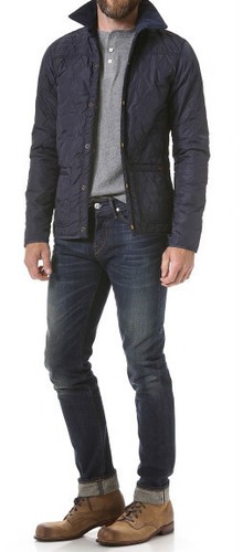 3X1 Blue M5 Pocket Varick Selvedge 