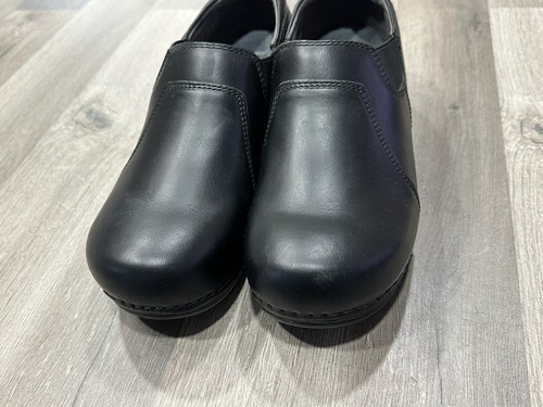 Dansko Black Leather XP Clogs Comfort Slip Resistant TATUM EU 41 Size US 10.5-11 - Picture 11 of 11