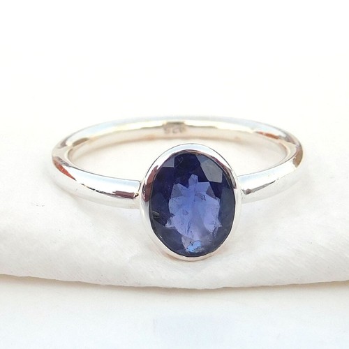 Manufacturer 925 Sterling Silver Rings Genuine gemstone Rings wholesale-R288 - Picture 4 of 13