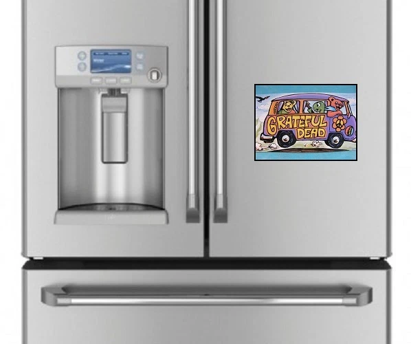Grateful Dead Bus Refrigerator Magnet