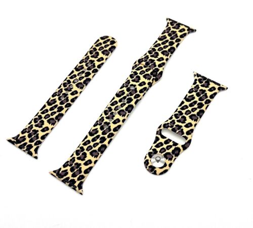 Kessaris, Silbergold oder Leopard Panther austauschbare Apple Watch Armbänder. - Bild 4 von 5