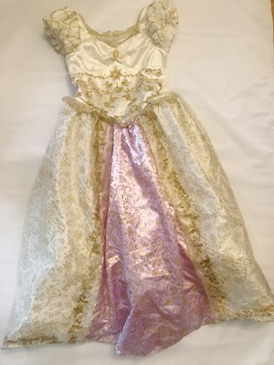 Disney Store Girls 10 Tangled Rapunzel Wedding Dress Costume Large Ebay