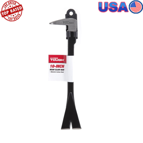 New 10 Inch Steel Claw Hammer Nail Puller Pry Bar Precision Tool