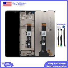 For Motorola Moto G Pure XT2163-4 LCD Digitizer Display Screen Touch w/ Frame