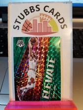 2020-21 Panini Mosaic Elevate Zach LaVine #1 Mosaic Green Prizm Chicago Bulls