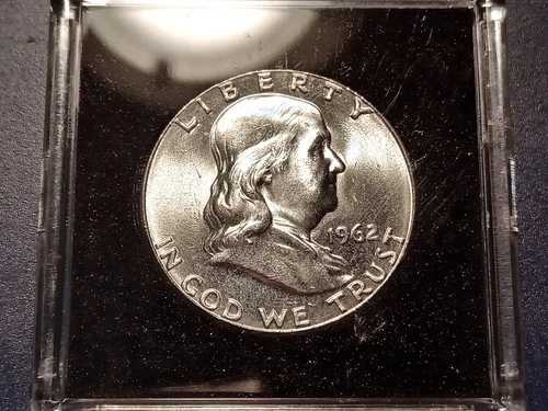 Gem BU 1962-P Franklin Half Dollar