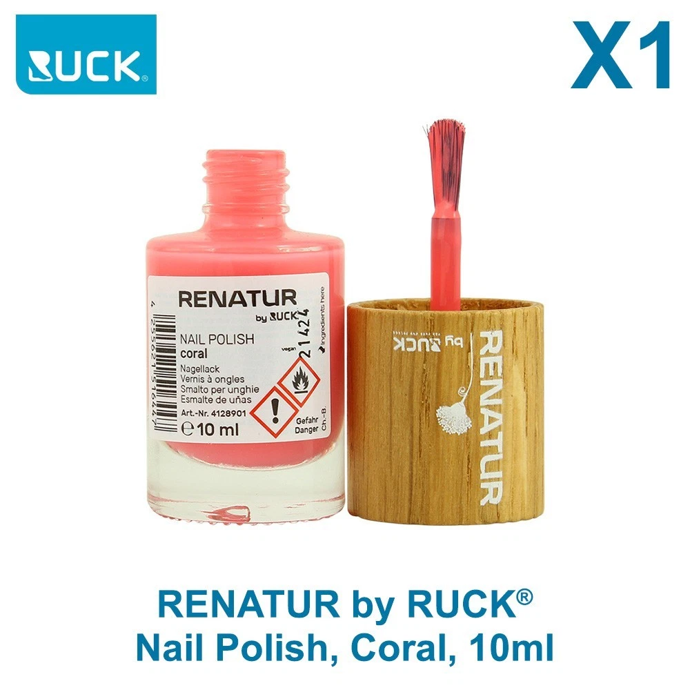 RUCK RENATUR Nail Polish 10ml Glossy Finish Quick Dry Long Lasting Shine Vegan
