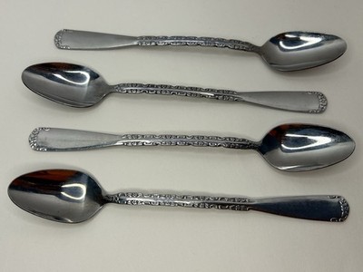 Beautiful  Northland Stainless Steel Spoons Floral Handle