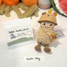 CLOTHES ONLY Jellycat 2 Pcs Capybara Outfit for Peanut / Penguin