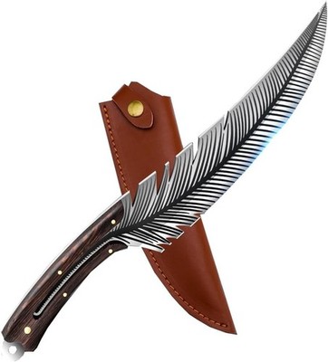 Professional Chef Knives, Sharp Feather Boning Knife for Meat Cutting Cooking Kn
