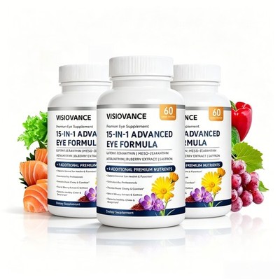 VisioVance 15 in 1 Advanced Ocular Formula - Neurobella Eye Formula (1-3Pack) US
