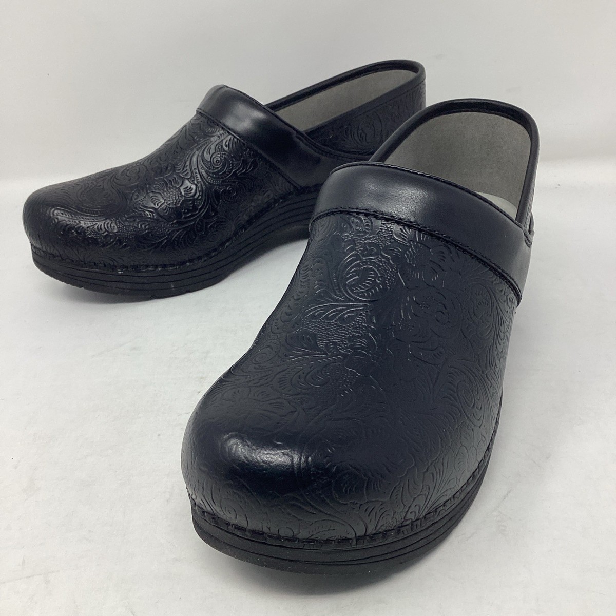 ダンスコ Comfort】 ダンスコ通販専門店【Foot - サイズ Floral/38 /Black PRO LT 靴