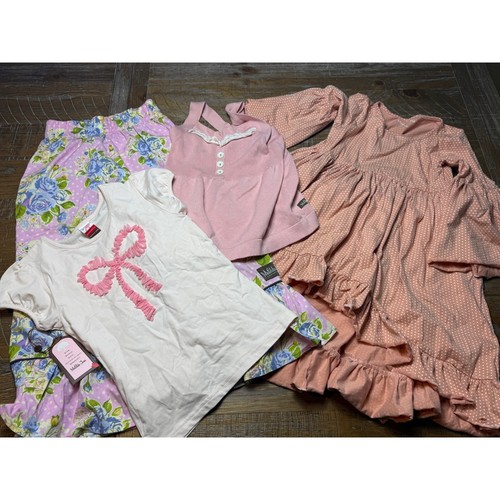 LOT Girls Clothing Matilda Jane Serendipity Size 8 Ruffle Tunic Floral Pants Tee