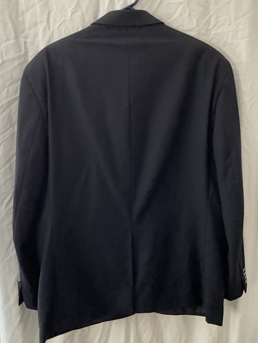 MICHAEL KORS Mens Blazer Sport Coat Casual Size 46S Black Wool - Bild 2 von 11
