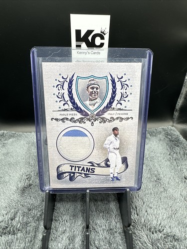 2024 Futera Multisport Titans Paolo Pizzo Italy Fencing Blue 06 /06 Rare Patch