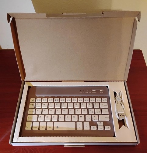 New! Mini Lavender Color Wireless Keyboard Compatible with Android, Windows, iOS - 第 5/7 張圖片