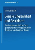 Soziale Ungleichheit Und Geschlecht Karin Gottschall