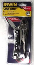 Irwin Vise-Grip 5" Curved Jaw Locking Multi Pliers Knife Screwdriver 5CR 1923456