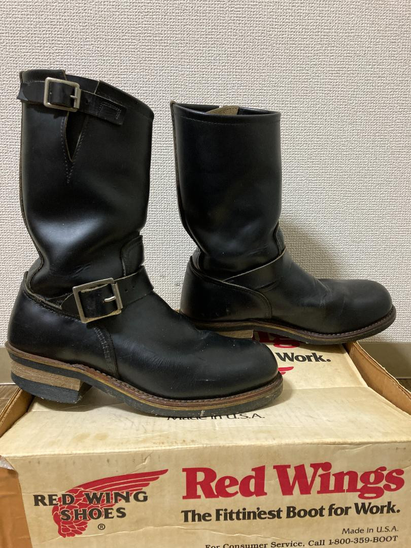 REDWING 2268 Engineer Boots 7D Black #0313 | eBay