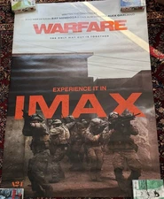 Warfare (2025) IMAX 4x6 Bus Shelter Poster 48x70 