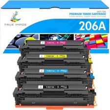 206A Toner Cartridges Fit for HP 206X Color Pro MFP M283fdw M255 W2110X 6277A4A