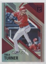 2021 Panini Chronicles Elite Blue 58/99 Trea Turner #50 1u6