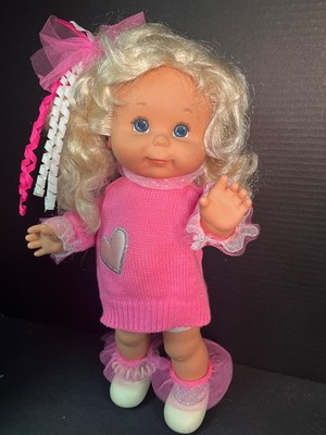 VTG  1985  - 18'' HONEYCOMBS DOLL  - KINGDOM OF CURLS  WITH BOX