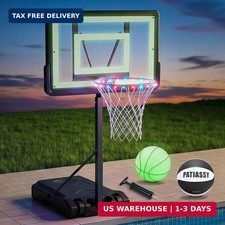 Pool Basketball Hoop - Height Adjustable 57" to 68" Portable Poolside Basketball