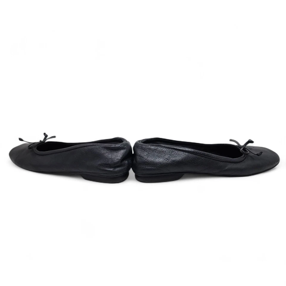 SAM & LIBBY Serena Ballet Flats Black Leather Size 8.5 M Serena Slip On Shoe - Image 4 of 4