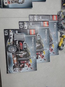 Lego #8285 Technic Tow Truck COMPLETED With Manuals
