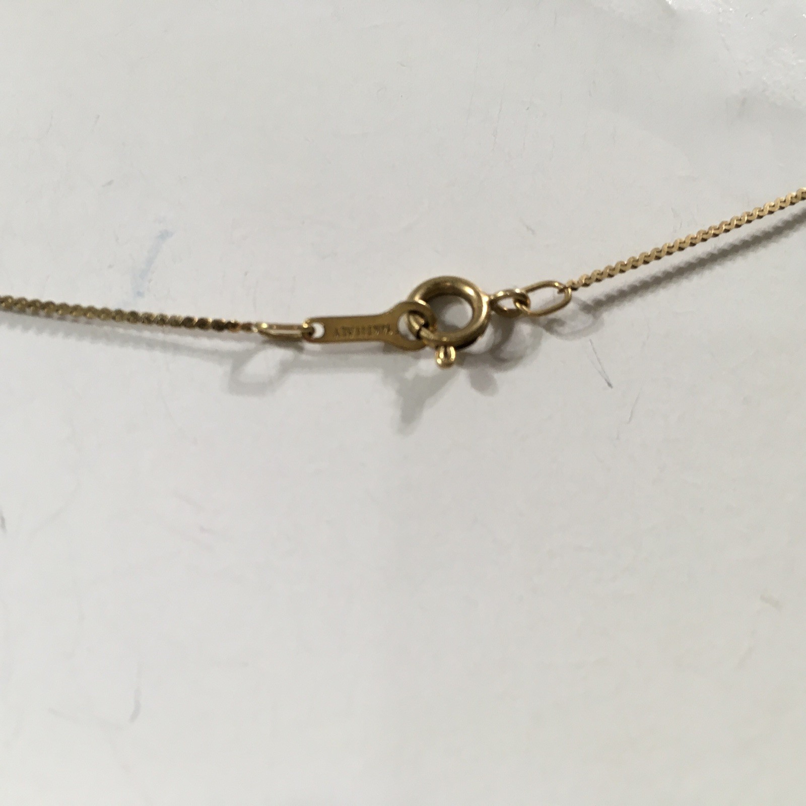 14K Solid Yellow Gold 2g - Solid Necklace Heart 3… - image 3